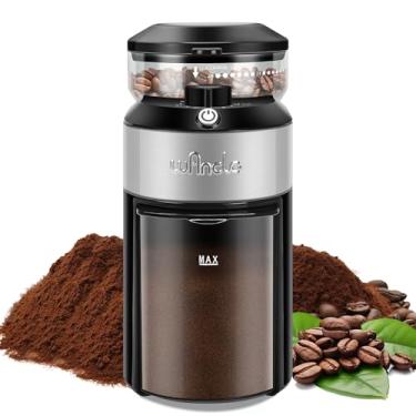 Imagem de Wancle Moedor De Café Burr Moedor De Café Burr Plano Com 28 Ajustes, Moagem Precisa Com Capacidade Para 2 A 12 Xícaras, Fácil De Limpar, Design Compacto E Que Economiza Espaço