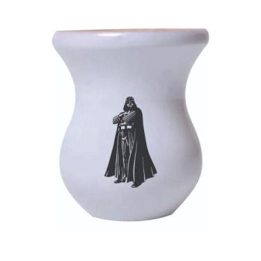 Imagem de Cuia De Madeira Branca Personalizada Star Wars mod.07 - Mix atacadista