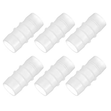 Imagem de PATIKIL 2,5 cm, 6 peças de acessórios de mangueira de plástico, acessórios de tubo redutor, adaptador de tubulação, kit de junta de emenda de união para sistema de ar gás água linha de combustível