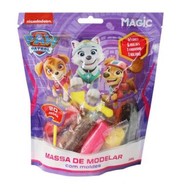 Imagem de Massa De Modelar Da Patrulha Canina Com 20 Peças Massinha Infantil Men