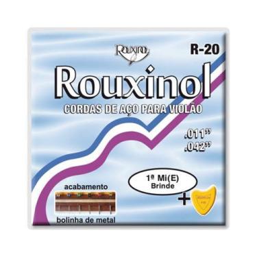 Imagem de Encordoamento De Violão Aco R-20 Rouxinol
