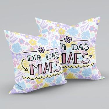 Imagem de Capa Para Almofada Dia das Mães Homenagem Mãe Presente 01 Peça - MANIA