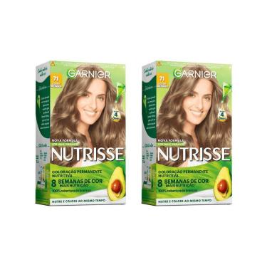 Imagem de Coloraçao Nutrisse 71 Louro Cinza Médio/Louro Esp-Kit C/2Un