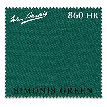Imagem de Toalha de mesa de bilhar Simonis 860HR – Trilhos pré-cortados – Revendedor autorizado (Simonis Green, 2 m)