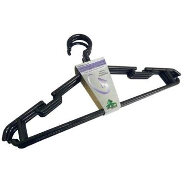 Imagem de Kit Cabide JLK Plásticos Luxo Giratório 36 Unidades - Jlk Plasticos