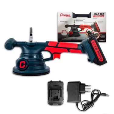 Imagem de Maquina de Assentar Piso à Bateria 18V 1,5Ah MAC100 Cortag 100W Veloci