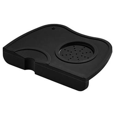 Imagem de Tapete para café Espresso Tamper, tapete de silicone seguro para alimentos, canto antiderrapante para barista ferramenta casa cozinha bar café