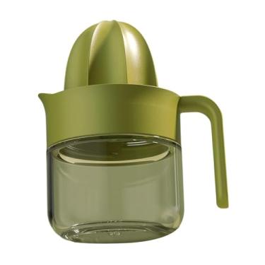 Imagem de ＫＬＫＣＭＳ Lemon Orange Juicer Rotação Pressione Manual de Grande Capacidade Manual de Qualidade para Escritório de Lima Orange de Grapefuta, Green S