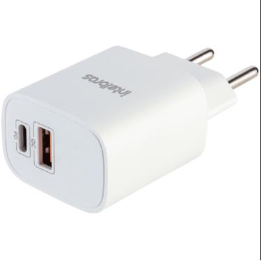 Imagem de Carregador Carga Rapida 20W USB e USB-C APPLE/SAMS - 4820046  Branco  Bivolt
