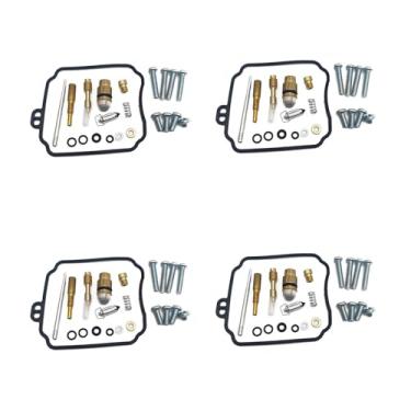 Imagem de Kit de reparo de carburador de motor de motocicleta, válvula de agulha, parafuso de ar para Yamaha XVZ1300 ROYAL STAR 1996-1998 XVZ 1300 (4 conjuntos)