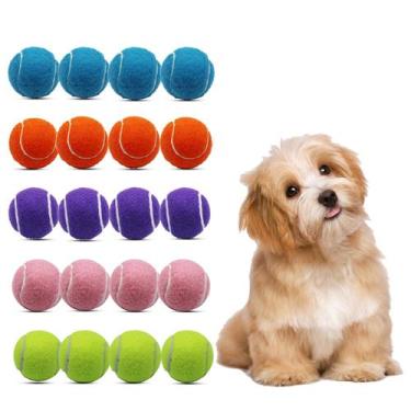 Imagem de Bolas de tênis Magicorange pequenas de 2 polegadas para cães, pacote c