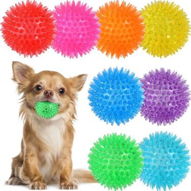 Imagem de Bolas de brinquedo para cães VITEVER 8 cores 6,35 cm para cães pequeno