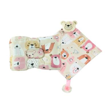 Imagem de Naninha com Prendedor de Chupeta + Travesseiro Anatômico para Bebê Kit