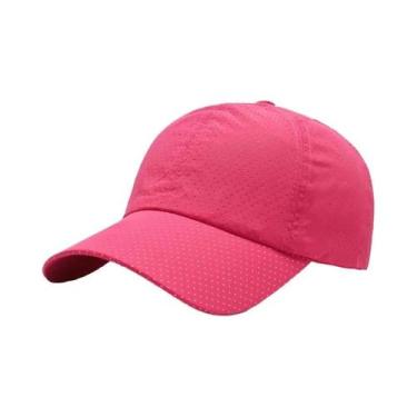 Imagem de Boné de Beisebol Preto Ajustável de Algodão - Para Mulheres, Casual, V