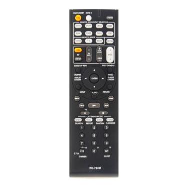 Imagem de AULCMEET Novo controle remoto de substituição RC-764M adequado para receptor Onkyo A/V AV HT-S5300 HT-S6300 HT-S7300 HT-S9300THX TX-SR508 HT-R580 HT-R680 HT-R980 HT-RC260