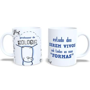 Imagem de Caneca Personalizada e Divertida – Frases Engraçadas de Professor por Matéria (Biologia)