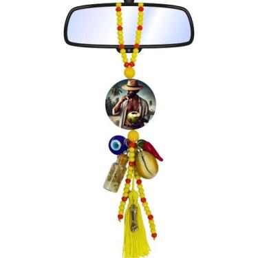 Imagem de Chaveiro Guia Patuá Proteção Baianos Retrovisor Carro - Balaio de Sant