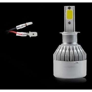 Imagem de Par de Lâmpadas C6 Super Led 6000K H1 H3 H4 H7 H11 H13 H16 H27 HB3 HB4 12V a 24V Alex (H3系列)