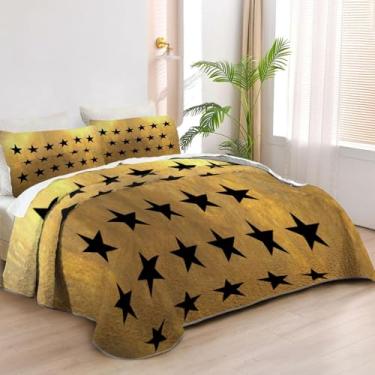 Imagem de Allenjoy Jogo de cama Queen Size Musical Prodigy Colchas Revolucionárias Rhymer Tecido Lavável com 2 Fronhas SC00281-007