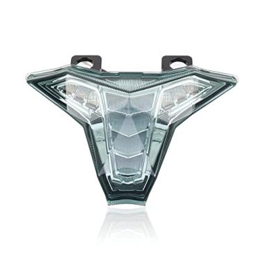 Imagem de Acc-Creativity Luz traseira de motocicleta luz de freio de corrida integrada lâmpada de seta compatível com Kawasaki Ninja400 2018-2023 ZX-10R 2016-2022 Z1000 2014-2022