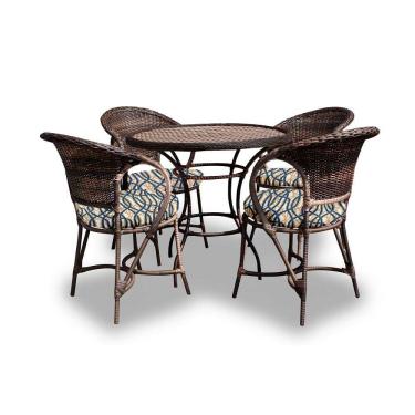 Imagem de Conjunto De Mesa 4 Poltronas + 1 Mesa Corda Naútica