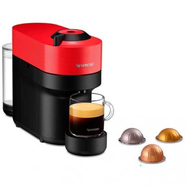 Imagem de Máquina De Café Nespresso Vertuo Pop Com Kit Boas-vindas Vermelho 110v