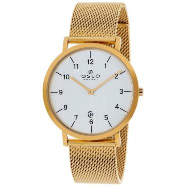 Imagem de Relógio Analógico Masculino Dourado Omgsss9u0001 - Oslo