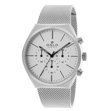 Imagem de Relógio Analógico Masculino Prata Ombsscvd0002 - Oslo