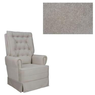 Imagem de Poltrona Amamentação Com Balanço Eloa Para Sala E Quarto - Decor Loppes Pb 604 - Boucle