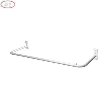 Imagem de Arara De Parede 120x30 Branco Azulado