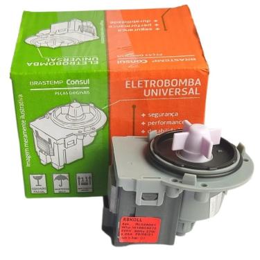 Imagem de Eletrobomba De Drenagem Original Lavadora Consul-brastemp 220v