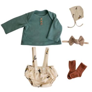 Imagem de Roupas para bonecas Reborn EKOKIZ Fashion Girl de 43 a 56 cm de poliés