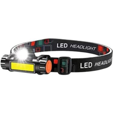 Imagem de Lanterna De Cabeça Led Potente Recarregável USB e À Prova D'Água 4 Modos de Iluminação Ajustável Para Uso em Acampamento Trilha Pesca Corrida Ciclismo Premium [VALUANCE]