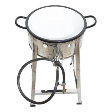 Imagem de Fritador Inox Tacho 16 Gás 7 L Frituras - infinity grill