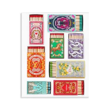 Imagem de Stupell Industries Iconic Fashion Brands Matchboxes Wall Plaque Art Design por Amanda Greenwood, 11 x 14