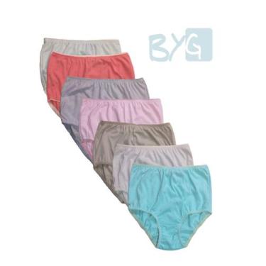 Imagem de Kit 3 Calçola Senhora PLUS SIZE 100% Algodão G3-G4-G5 - Maramiss Linge