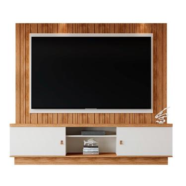 Imagem de Home Para Tv Até 70 Polegadas Mobler Santos Amendoa/prola