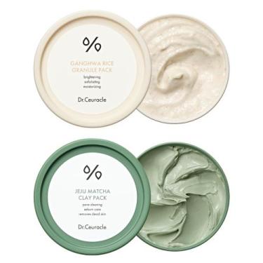 Imagem de Pacote de máscaras leegeehaam Dr.Ceuracle Jeju Matcha Clay + Rice