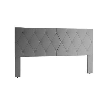 Imagem de Cabeceira com pés para cama box casal 1,40 new york 6 cores - LOJASPHA