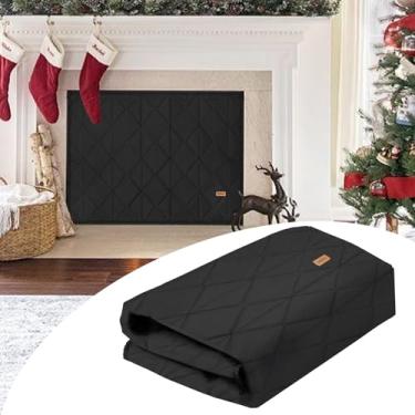 Imagem de WELIDAY Cobertura Magnética Para Lareira, Cobertor Proteção Contra Perda De Calor, Correntes Ar Internas Com Tela Ferro 10 Ímãs Fortes Integrados, 38" X 26"