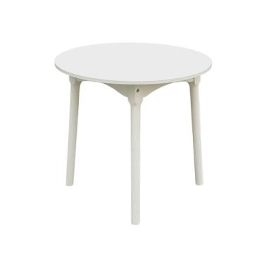 Imagem de Mesa De Jantar Colonial Brisa Rústica 80cm Redonda em Madeira e Tampo 