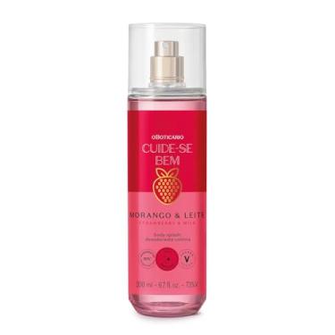 Imagem de Body Splash Desodorante Colônia Cuide-se Bem Morango e Leite 200ml