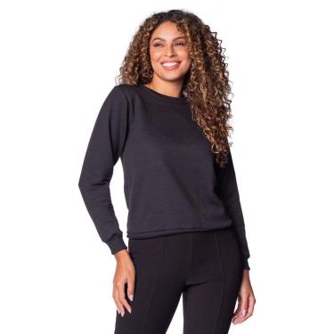 Imagem de Blusão de Moletom Feminino Desayner Careca Preto-Feminino