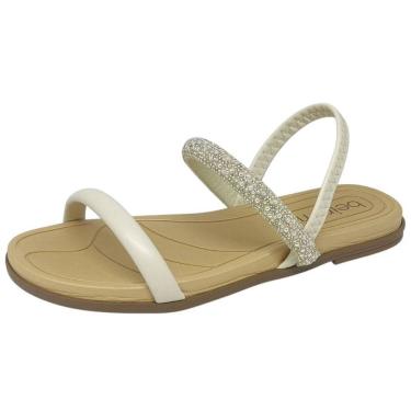 Imagem de Sandalia Beira Rio Rasteira com Strass 8507.103