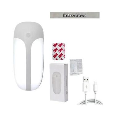 Imagem de Luz Noturna Inteligente Com Sensor De Movimento LED Magnética Recarreg