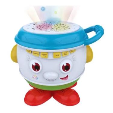 Imagem de Tambor Magico C/Luz, Som e Atividade Zippy Toys - 10363