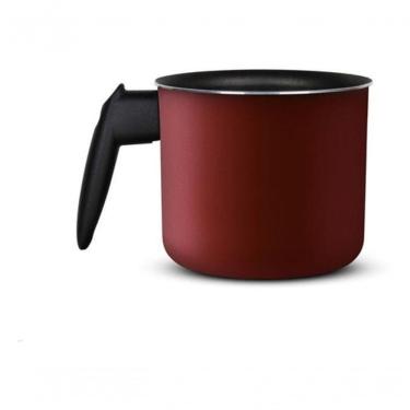 Imagem de Fervedor 12 Cm Antiaderente Rochedo Todo Dia - Vermelho