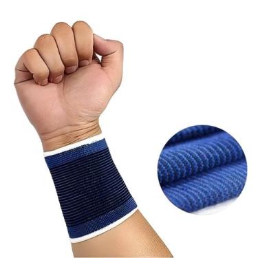 Imagem de Munhequeira Compressão Ortopédica Esportiva Pulso Par Ajuste - Mb