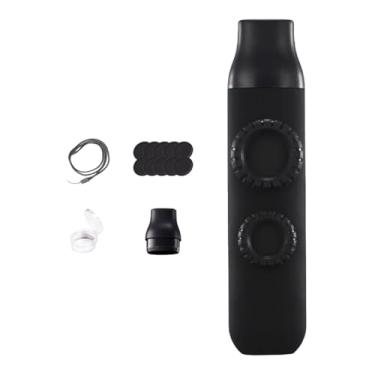 Imagem de Amagogo Kazoo Gift Bag Fillers Brinquedo musical com dois furos e cordão para viagens ao redor de fogueiras, Preto