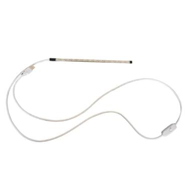 Imagem de MERIGLARE Luz de vazamento de saxofone, ferramenta de reparo de saxofone de dupla face, luz de detecção de vazamento de LED para flauta de, reparo de oboé, 25cm